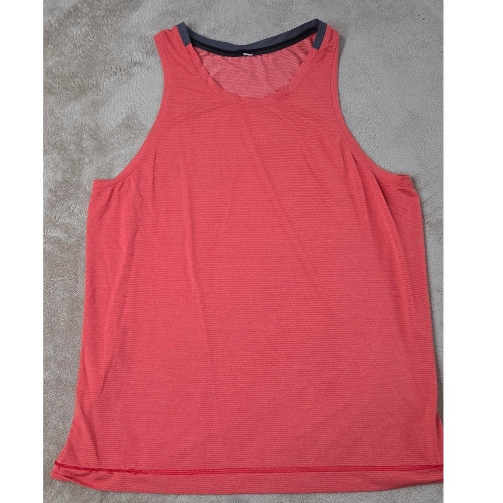 Lululemon Sculpt Tank‎ Top Salmon Red Women Size 10-12 Activewear Tank